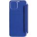 Folio iPhone 12 Pro Max Premium dos Crystal Cuir Bleu