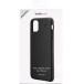Coque renforcée iPhone 12 mini Cuir Noire