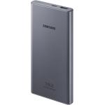 Powerbank 10000mAh 2 USB A+C ports 25W PD Silver