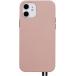 Coque iPhone 12 mini Elysée Cuir Rose