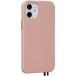 Coque iPhone 12 mini Elysée Cuir Rose