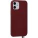 Coque iPhone 12 mini Elysée Cuir Bordeaux