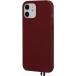 Coque iPhone 12 mini Elysée Cuir Bordeaux