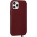 Coque iPhone 12 / 12 Pro Elysée Cuir Bordeaux