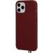 Coque iPhone 12 / 12 Pro Elysée Cuir Bordeaux