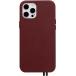 Coque iPhone 12 Pro Max Elysée Cuir Bordeaux