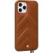 Coque iPhone 12 / 12 Pro Louvre Cuir Cognac
