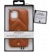 Coque iPhone 12 / 12 Pro Louvre Cuir Cognac