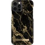 iPhone 12 / 12 Pro Case Fashion Patterns Golden Smoke Marble