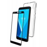 Pack 2 en 1 Coque Wiko Y51 Souple Transparente + Prot&egrave;ge &eacute;cran