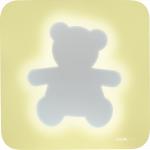 Enceinte Bluetooth® Néon Lumineuse + Veilleuse Ourson Jaune M