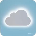 Enceinte Bluetooth® Néon Lumineuse + Veilleuse Nuage Bleu M