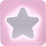 Enceinte Bluetooth® Néon Lumineuse + Veilleuse Etoile Rose M