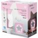 Enceinte Bluetooth® Néon Lumineuse + Veilleuse Etoile Rose M