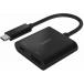 Adaptateur Multiports USB C 60W PD vers USB C + HDMI&trade; Ultra HD Noir