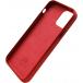 Coque iPhone 12 / 12 Pro SKY Simili Cuir Rouge