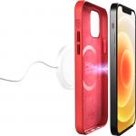 Coque MagSafe iPhone 12 / 12 Pro SKYMAG Rouge