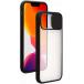 Coque iPhone 13 mini Slide + Cache coulissant pour caméra Contour Noir