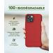 Coque iPhone 13 mini Natura Eco-con&ccedil;ue Rouge
