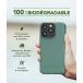 Coque iPhone 13 Pro Natura Eco-con&ccedil;ue Night Green