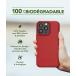 Coque iPhone 13 Pro Natura Eco-con&ccedil;ue Rouge