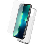 Pack 2 en 1 Coque iPhone 13 Pro Souple Transparente + Protège écran