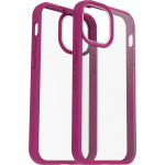 iPhone 13 mini Reinforced Case React Transparent Pink Outline