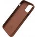 Coque iPhone 13 SKY Simili Cuir Marron