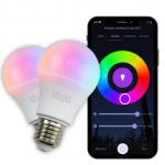 2-Pack Smart LED bulbs Antalya 7W E27 Google Assistant, Alexa & Siri White + RGB Multicolor