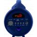Enceinte Karaoké Bluetooth® Party Lite 50W Lumineuse avec 1 micro filaire Bleue