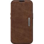 iPhone 13 Pro Reinforced Folio Strada Leather Brown