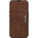 Folio renforcé iPhone 13 Pro Strada Cuir Marron