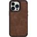 Folio renforcé iPhone 13 Pro Strada Cuir Marron