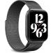 Bracelet Apple Watch 38-40-41mm Milanais Acier 138 à 205mm 38-40-41mm Noir