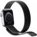 Bracelet Apple Watch 38-40-41mm Milanais Acier 138 à 205mm 38-40-41mm Noir