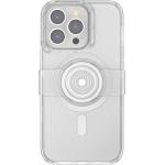 iPhone 13 Pro MagSafe Case Popcase Video Stand function with Popgrip Slide Transparent