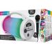 Enceinte Karaoké Bluetooth® Party Lite 50W Lumineuse avec 1 micro filaire Blanche