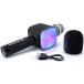 Microphone Enceinte Bluetooth&reg; Party MIC 2 15W Karaok&eacute; avec effets lumineux Noir