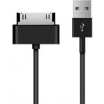 C&acirc;ble USB A / 30 PIN 1.7A 1m Noir