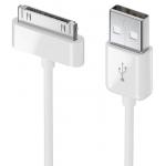 C&acirc;ble USB A / 30 PIN 1A 1m Blanc