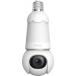 Cam&eacute;ra ampoule connect&eacute;e Bulb E27 3MP 2K Int&eacute;rieure Vision nocturne Couleurs Blanche