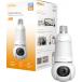 Cam&eacute;ra ampoule connect&eacute;e Bulb E27 3MP 2K Int&eacute;rieure Vision nocturne Couleurs Blanche