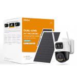 Kit Smart Camera AOV Dual 5+5MP 3K - 4G LTE & 2.4GHz Outdoor with solar panel White