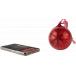 Enceinte Bluetooth&reg; Boule de No&euml;l 3W Rouge