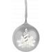 Enceinte Bluetooth&reg; Boule de No&euml;l 3W Argent