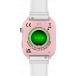 Montre connect&eacute;e ICE SMART Junior Find Hub 3.0 Rectangulaire Bracelet Silicone Rose et Blanc