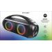 Enceinte Bluetooth&reg; Boost 40W Etanche Lumineuse Poign&eacute;e de transport Noire