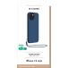 Coque iPhone 13 mini Silicone Strap + Dragonne assortie Bleue