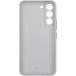 Coque Samsung Galaxy S22 5G Premium Cuir Gris Clair