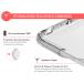 Coque renforc&eacute;e iPhone 5 / 5S / SE LIFE 3m Transparente Contour Gris + Garantie &agrave; vie